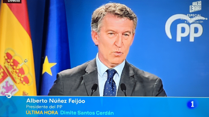 Feijoo pide a Sánchez su dimisión pero no presentará Moción de Censura, por ahora